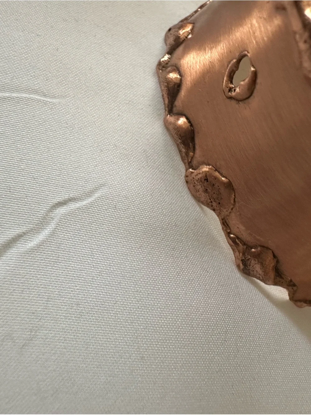 Handcrafted Copper Wide Cuff Bracelet - Stylish Copper Wearable